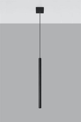 Luminosa Pastelo 1 Light Ceiling Pendant Black, G9