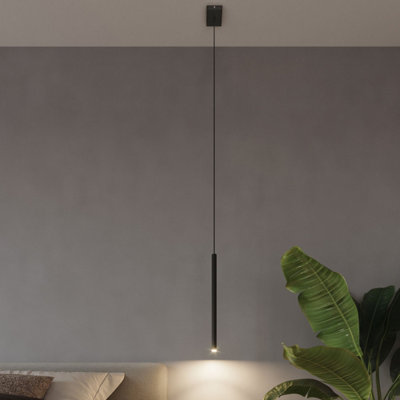 Luminosa Pastelo 1 Light Ceiling Pendant Black, G9