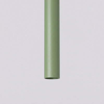 Luminosa Pastelo Slim Pendant Ceiling Light Sage 1x G9