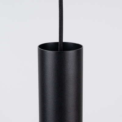 Luminosa Pelta Slim Pendant Ceiling Light Yellow, Black 1x GU10