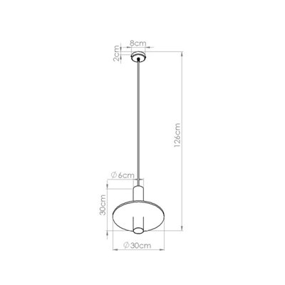 Luminosa Pelta Slim Pendant Ceiling Light Yellow, Black 1x GU10