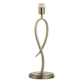 Luminosa Penn Table Lamp Brushed Brass 1 Light IP20 - E27