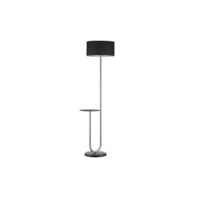 Luminosa Pongo Floor Lamp, Brushed Black