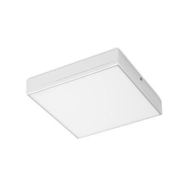 Shop Luminosa Prim Surface Mounted LED Downlight Square 24W Silver