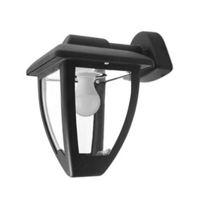 Luminosa Prisman 1 Light Outdoor Wall Lantern Black
