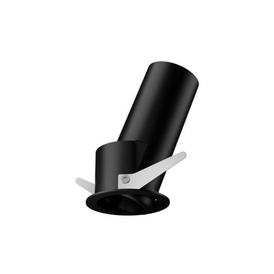 Luminosa Quark Adjustable LED Recessed Downlight Black 3000K