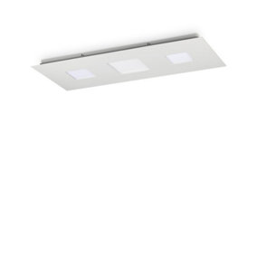 Luminosa Relax LED Decorative Small Simple Flush White, 3000K