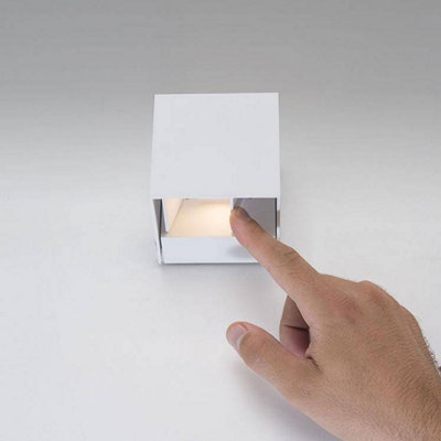 Luminosa Rex LED Light Outdoor Wall Light White IP54