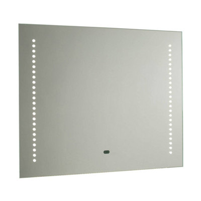 Luminosa Rift Light Illuminated Bathroom Mirrors Silver, Mirrored Glass ...