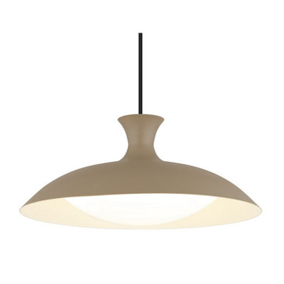 Luminosa Rocha Dome Pendant Ceiling Light Matt Sand LED 3000/4000/6000K