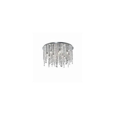 Luminosa Royal  12 Light  Medium Semi Flush Ceiling Pendant Chrome, G9