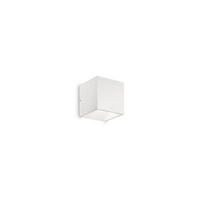 Luminosa Rubik  LED Outdoor Up Down Wall Light White IP44