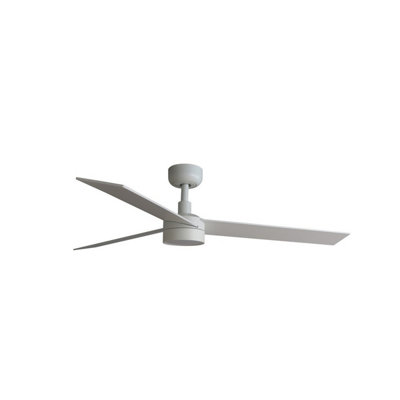 Carro Cresta 52in Dimmable LED Indoor White Smart Ceiling Fan W Light Remote Works W Alexa Google Home