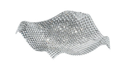 Luminosa RUMBA Ceiling Light Transparent, Crystal 72x16x72cm