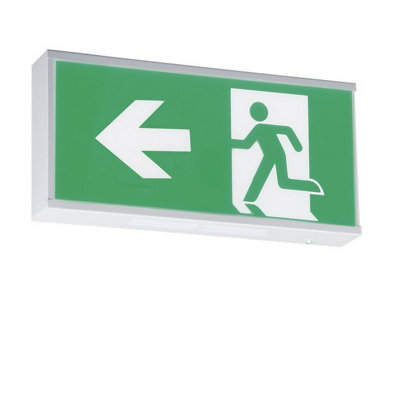 Luminosa Running Man Legend for product EMRUN with Left Facing Arrow