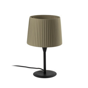 Luminosa Samba Table Lamp Round Tapered Black, E27