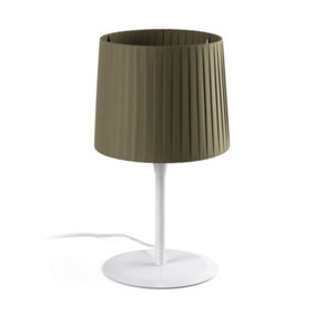 Luminosa Samba Table Lamp Round Tapered Green, E27