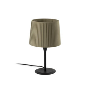 Luminosa Samba Table Lamp Round Tapered Green, E27