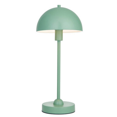 Luminosa Saroma Complete Table Lamp, Matt Myrtle Green Paint