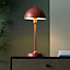 Luminosa Saroma Complete Table Lamp, Matt Terracotta Paint