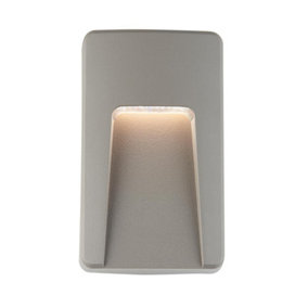 Luminosa Severus CCT LED Outdoor Surface Mounted Wall Guide Light Grey 3000/4000/6500K IP65