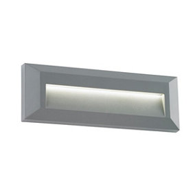 Luminosa Severus Outdoor Integrated LED Landscape Indirect IP65 2W Grey Abs Plastic & Clear Pc
