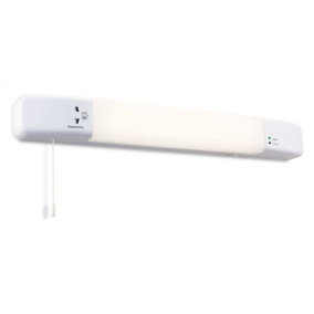 Luminosa Slimline LED Bathroom Shaver Light (Switched) White