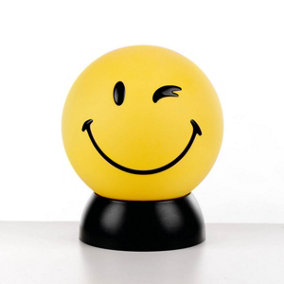 Luminosa Smiley Childrens Wink Face Globe Table Lamp
