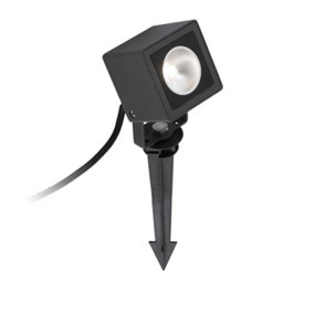 Luminosa Sobek LED Outdoor Spike Light Black IP65