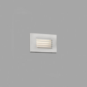 Luminosa Spark Outdoor LED Recessed White Grey 5W 3000K IP65