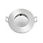 Luminosa Speculo LED Fire Rated 1 Light Bathroom Recessed Light Chrome Plate, Glass IP65