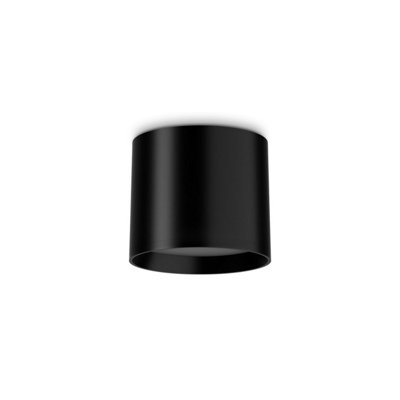 Luminosa Spike LED Surface Mounted Downlight Black 3000K