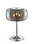 Luminosa Spring 3 Light Table Lamp Chrome, Copper, Crystal with Smoked Glass Shade, G9