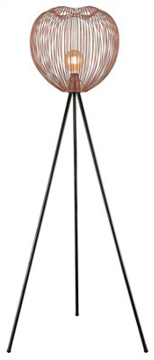 Luminosa Spring Floor Lamp Copper, E27