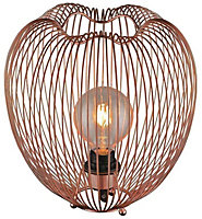 Luminosa Spring Table Lamp Copper, E27