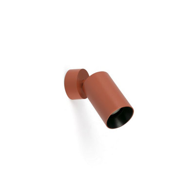 Luminosa Stan Single Spotlight Terracotta