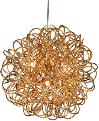 Luminosa Stella 6 Light Ribbon Ceiling Pendant Copper, G9