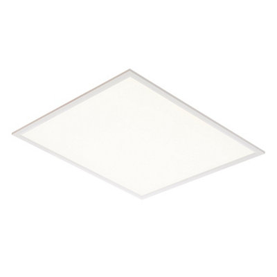 Luminosa Stratus Recessed Panel Light 4000K 40W White Paint | DIY at B&Q