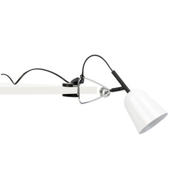 Luminosa Studio White Clip Lamp, E14