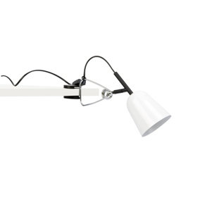 Luminosa Studio White Clip Lamp, E14