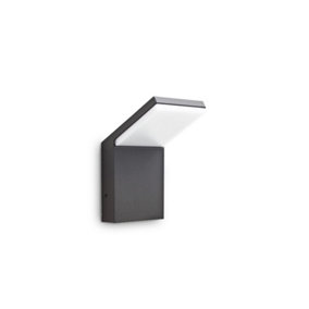 Luminosa Style Integrated LED Outdoor Wall Lamp 1 Light Anthracite 3000K IP54