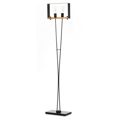 Luminosa Susan Multi Arm Floor Lamp Black