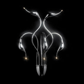 Luminosa Swan Modern 5 Light Wall Lamp, G4