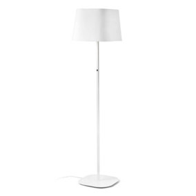 Luminosa Sweet 1 Light Floor Lamp White with Shade, E27