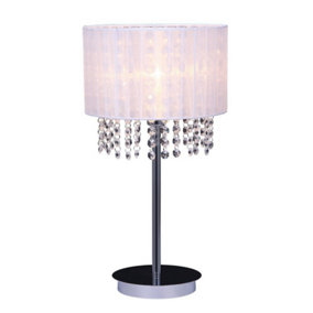 Luminosa Table Lamp White 1 Light , E14