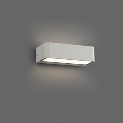 Luminosa Takua Integrated LED Up Down Lighter Outdoor Wall Light White ...