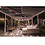 Luminosa Tami LED Outdoor Surface Mounted Ceiling Light Dark Grey IP54