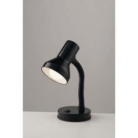 Luminosa Task Table Lamp, Black, E27