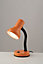 Luminosa Task Table Lamp, Orange, Black, E27