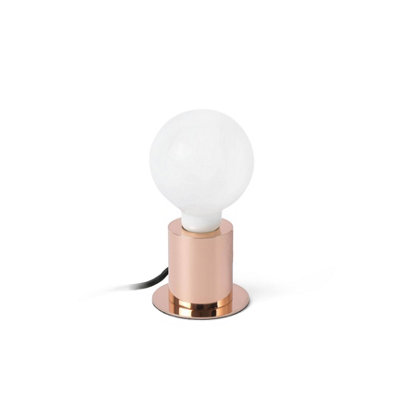 Luminosa Ten 1 Light Table Globe Lamp Copper, E27